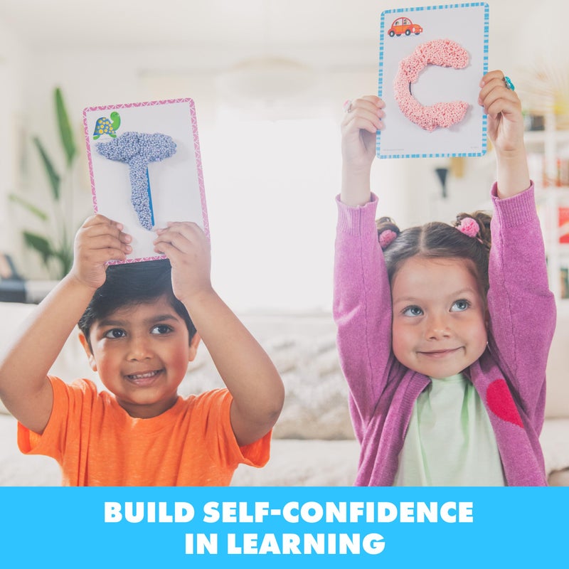 Educational Insights مجموعة تعليمية من بلاي فوم لتعلم الأشكال والأبجدية - ألعاب تعليم الأبجدية، التعرف على الحروف للأطفال في مرحلة ما قبل المدرسة، أدوات حسية ضرورية في الفصل الدراسي، حروف فوم حسية، ألعاب ABC للأعمار 3 سنوات فما فوق - Image 3