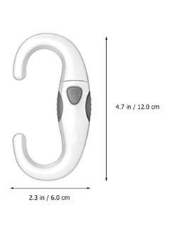 Generic 2pcs Anti-Opening Multi-use Locks Shape Dishwasher Toilet Child for Proofing Household Safety Cupboard Lock Cabinets Kitchen C-Shaped Toilets Straps Cabinet Oven Drawer Proof  - Image 2
