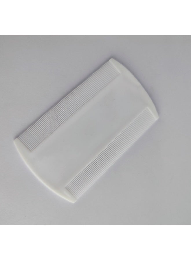 عرض قطعتين مشط شعر أبيض للتمشيط الدقيق - Image 2