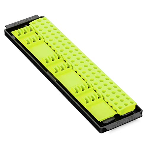 Ernst Manufacturing Bit Boss High-Density Bit Organizer for Vertical or Horizontal Storage, 90 Tool, High-Visibility with Push Button Release (Model 5720HV) - Image 2