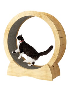 Kidle Cat Exercise Wheel Treadmill 75kg Max Weight Rounded Edges Adjustable Speed Detachable Design Perfect for Indoor Cats Running Wheel for Indoor Cats  - Image 1
