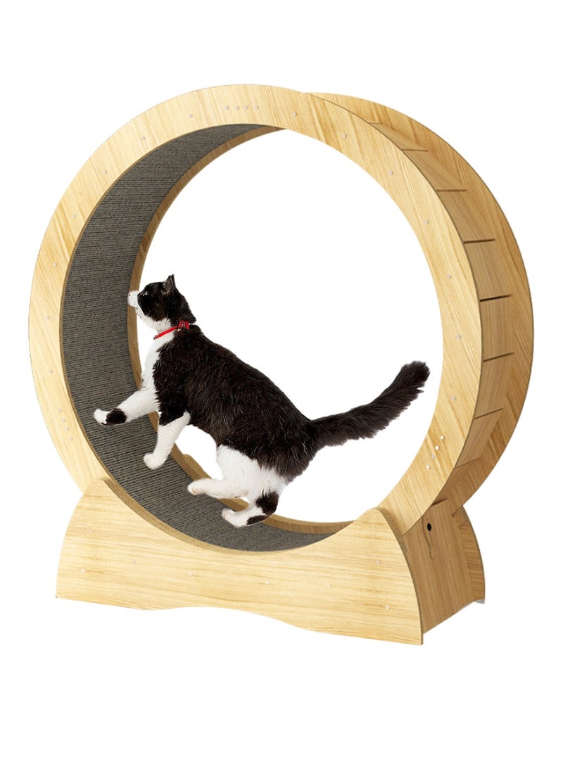 Kidle Cat Exercise Wheel Treadmill 75kg Max Weight Rounded Edges Adjustable Speed Detachable Design Perfect for Indoor Cats Running Wheel for Indoor Cats  - Image 1