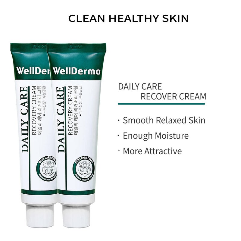 WELLDERMA Daily Care Recovery Cream, 30mL / 1.01 fl.oz â€“ Hydrating & Calming Face Cream with Centella Asiatica, Tea Tree & Panthenol - Image 5