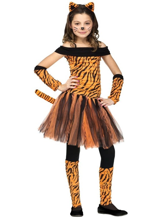 Fun World Little Girl's Small/Tigress Children's Costume, Multicolor, Small - Image 1