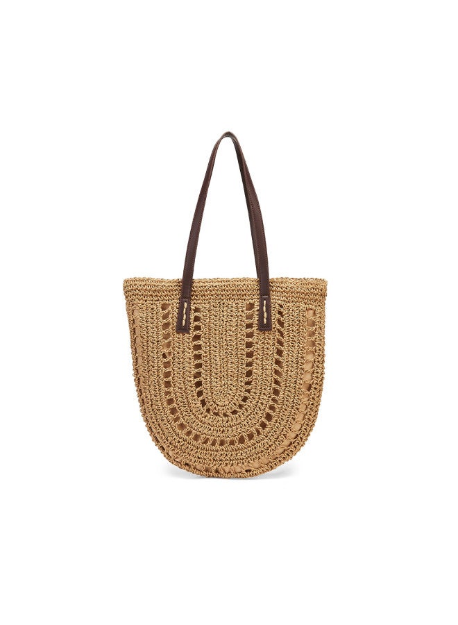 Josiny Women's Knitted Tote Bag, Large Capacity Handbag, Shoulder Bag, Underarm Bag, Commuter Tote, Women's Purse - Image 5