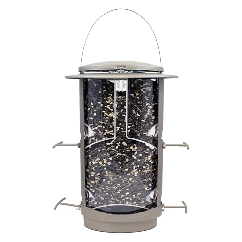 More Birds X-1 Squirrel-Proof Bird Feeder with 4.2-Pound Bird Seed Capacity and Four Feeding Ports - Image 5