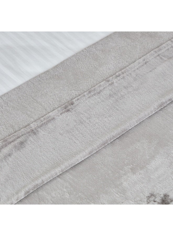 Home Box Nova Solid Flannel Twin Blanket 200 x 140 cm - Image 3
