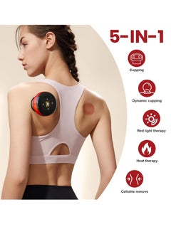 TIGER Smart Dynamic Cupping Therapy Set – 4-in-1 Vacuum Therapy Machine & Cellulite Massager – Gua Sha Tool with 12-Level Temperature & Suction, Red Light Therapy – Pain Relief, Muscle Relaxation & Lymphatic Drainage  - Image 5