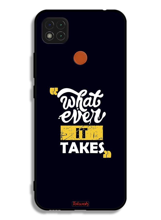 Tolwak Xiaomi Redmi 10A Protective Case Cover Whatever It Takes - Image 2