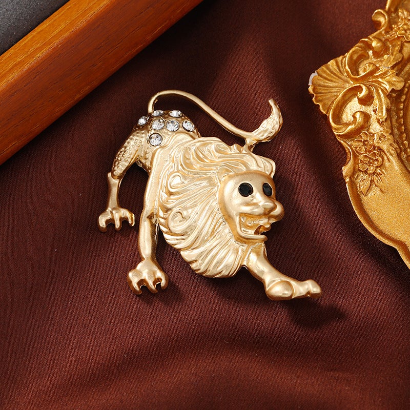 New Creative Dummy 12 Zodiac Brooch Women''s Simple Rhinestone Animal Clothing Pin Clothing Accessories - Image 2