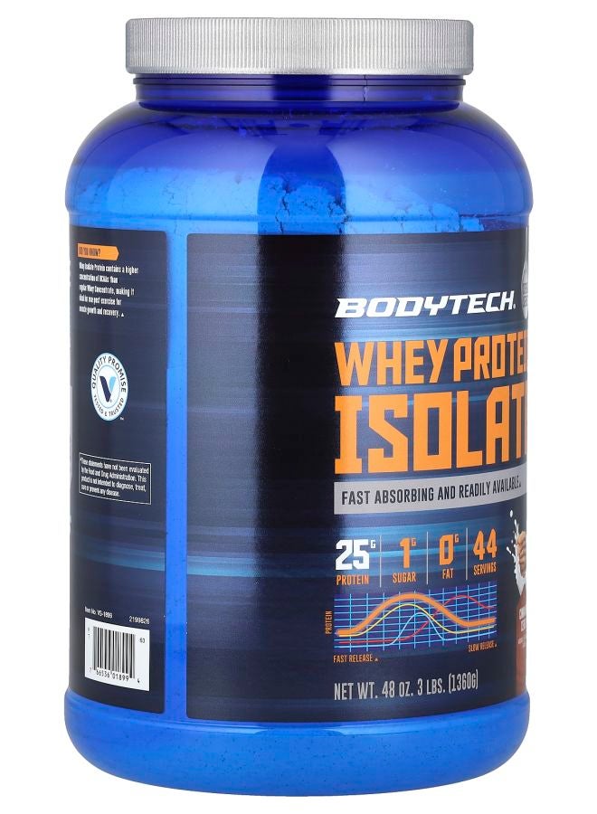 BODYTECH بروتين مصل اللبن المعزول بنكهة القرفة 3 أرطال (1360 جرام) - Image 2