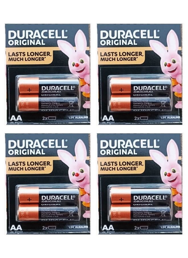 Duracell 8-Piece AA Alkaline Battery 