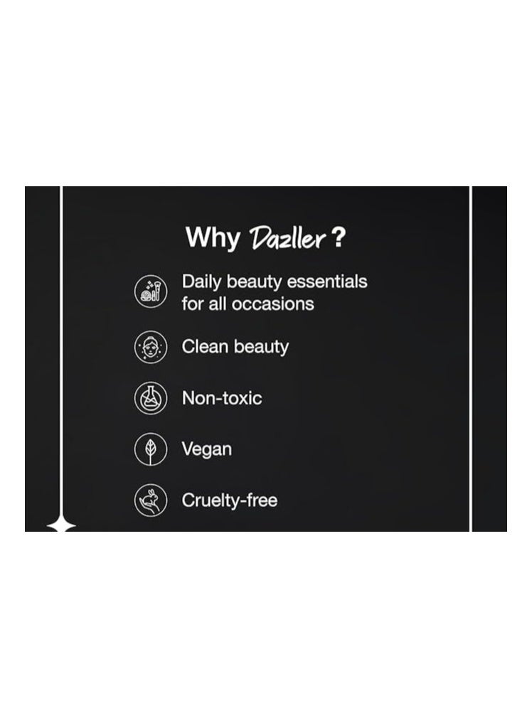 دازلير أحمر شفاه دازلر سريع الجفاف طوال اليوم، فائق اللمعان، مقاوم للتلطخ، مرطب بزبدة الكوكوم، 6 غرام (DLC039) - Image 2