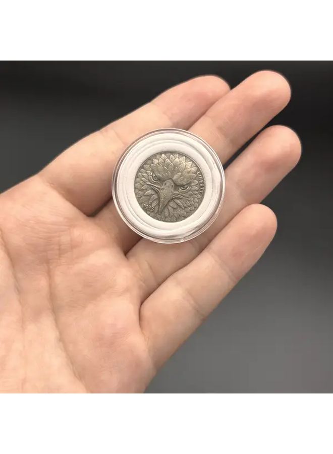100pcs Commemorative Coin Box Display Cabinet With Inner Pad For 20 25 27 30mm Coins - Image 3