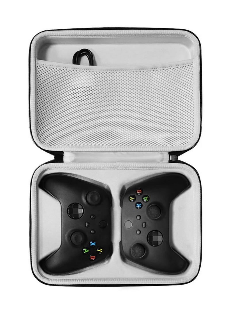 Generic Dual Controllers Carrying Bag For Sony PS4 PS5 Gamepad Nylon Storage Case Shockproof Protective Handbag For Switch Pro Xbox One Wireless Joystick Travel Pouch Accessories  - Image 1
