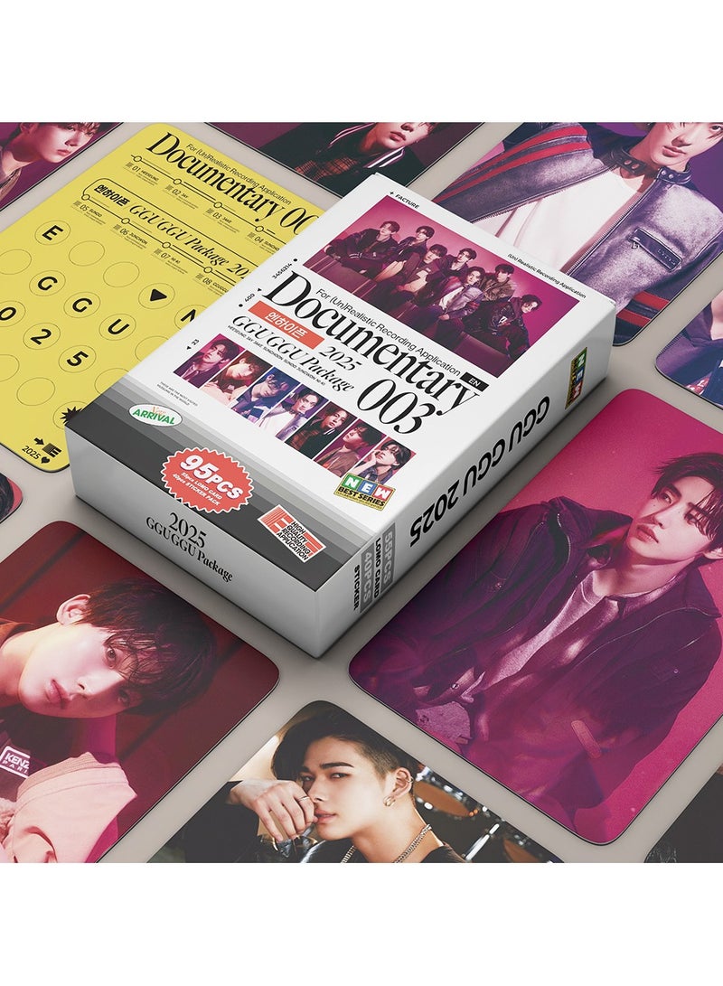 95 قطعة من بطاقات LOMO GGU GGU من ENHYPEN بطاقات صور صغيرة K-pop EN تحية الموسم 2025 EN ملصق لهواة الجمع - Image 1