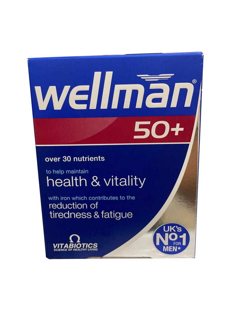 فيتابيوتيكس المكمل الغذائي ويلمان 50 بلس - 30 قرص - Image 1