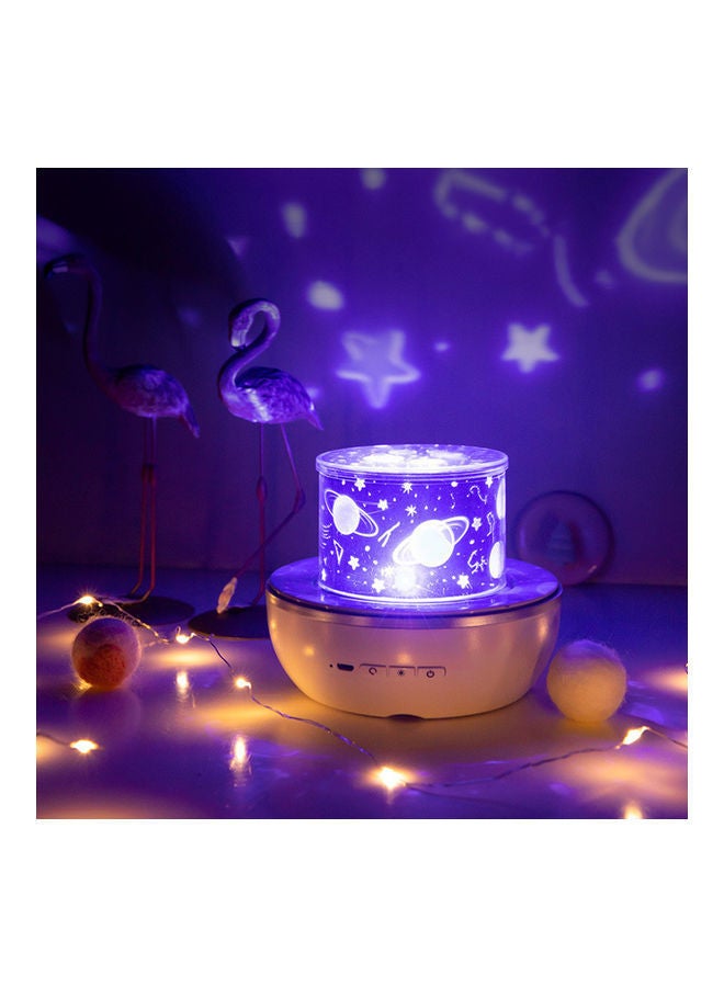 NIBEMINENT Starry sky light projector led charging night music box Black 14.6*13.6*13.6cm - Image 2