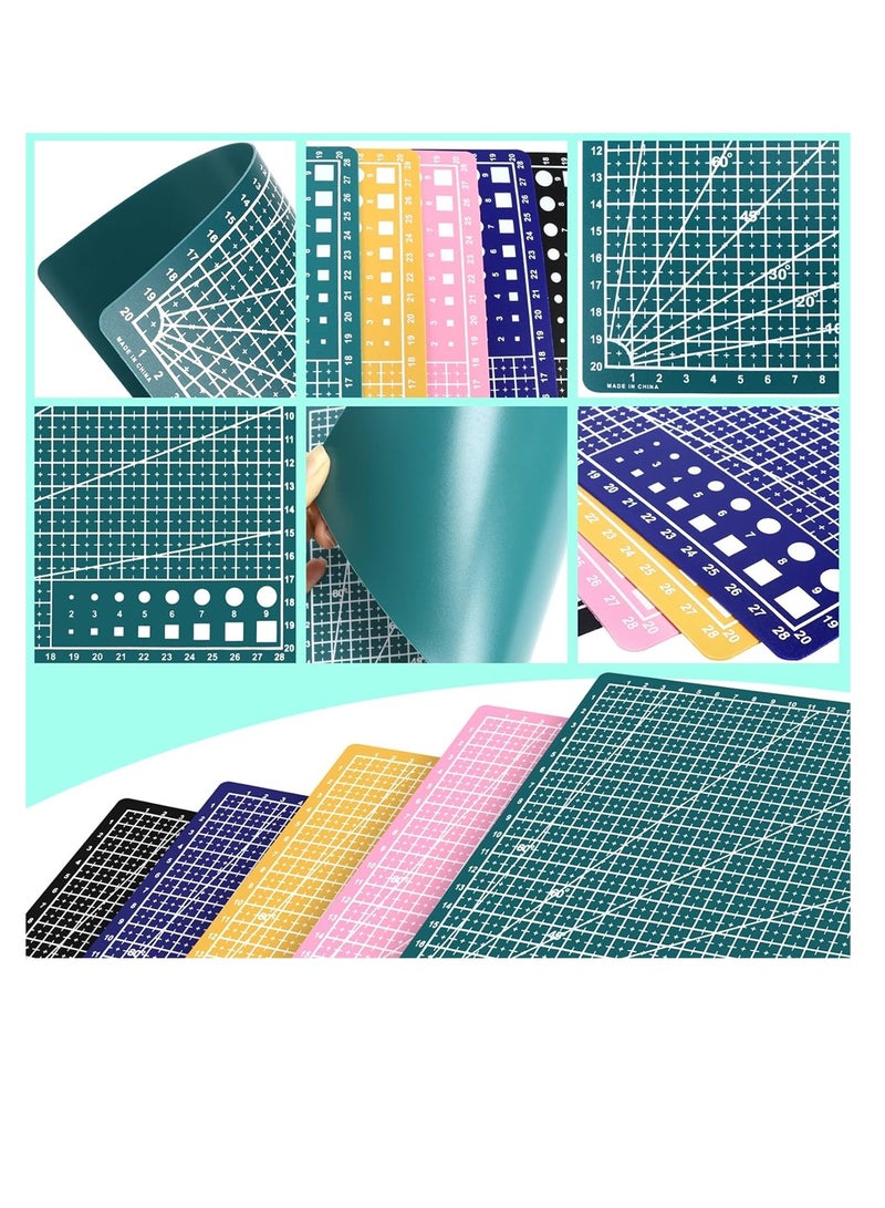 KASTWAVE 5 Pack Cutting Mat for Cricut 9 x12 inch Cutting Mat for Cricut Art Hobby Craft Scrapbooking Stencil Sticky Mat for Craft Non-Porous and Anti-Slip Surface - Image 3