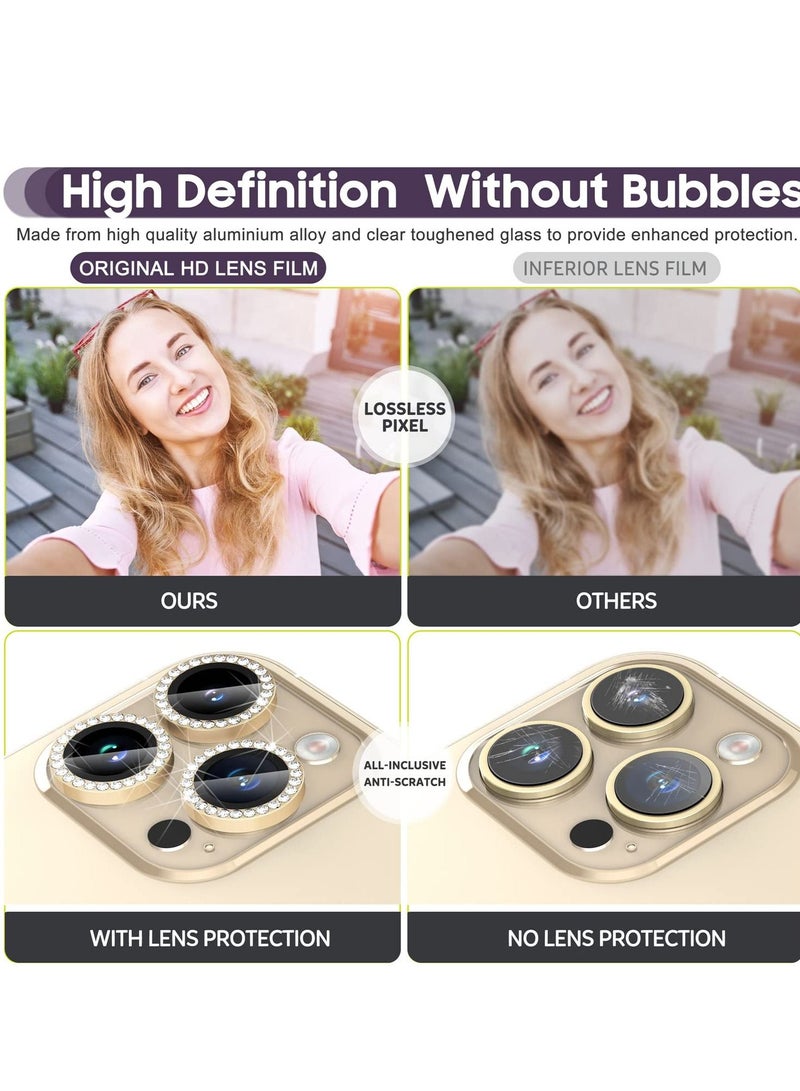 Excefore Camera Lens Protector for iPhone 14 Pro / 14 Pro Max, 9H Tempered Glass Camera Cover Screen Protector - Image 5