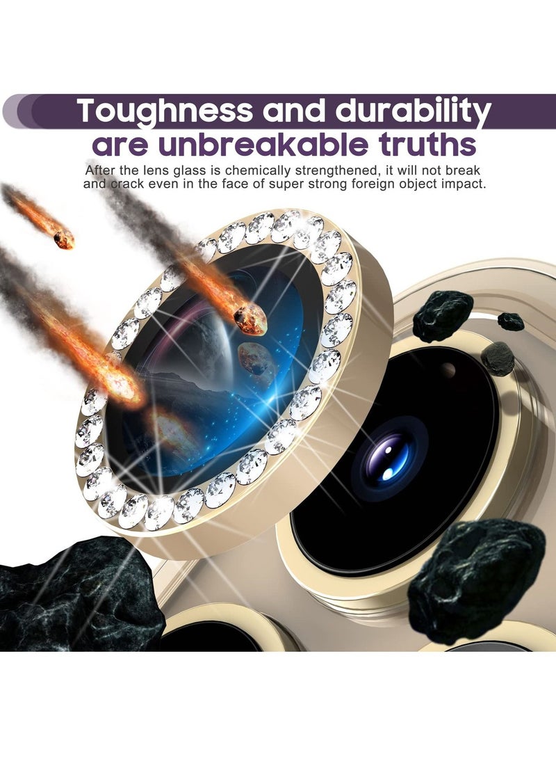 Excefore Camera Lens Protector for iPhone 14 Pro / 14 Pro Max, 9H Tempered Glass Camera Cover Screen Protector - Image 3