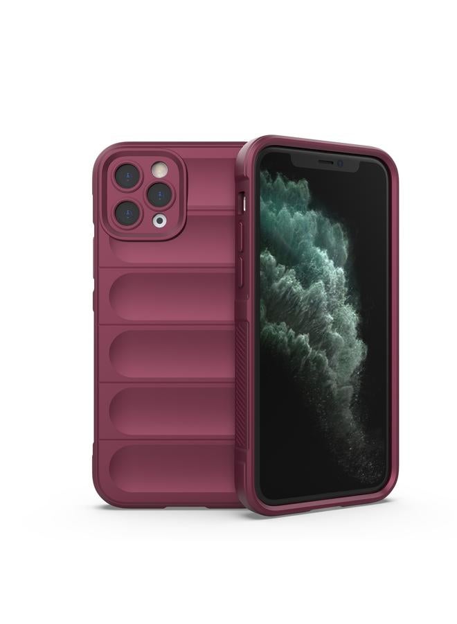 Zaboon Case For iPhone 11 Pro Max Magic Shield TPU + Flannel Phone Case - Image 1