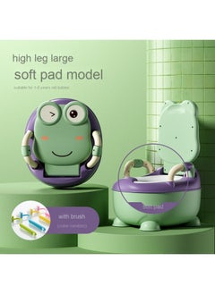 High-legged Thickened PVC Soft Cushion Version - Moss Green