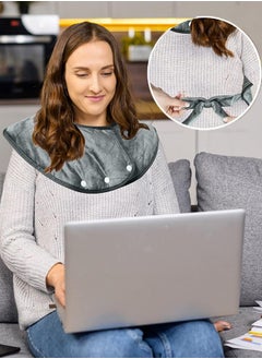 Garlo Heating Pad for Neck and Shoulders 100x60cm Large Heat Wrap for Back 6 Temperature Settings with Auto-Off Time  - Image 4