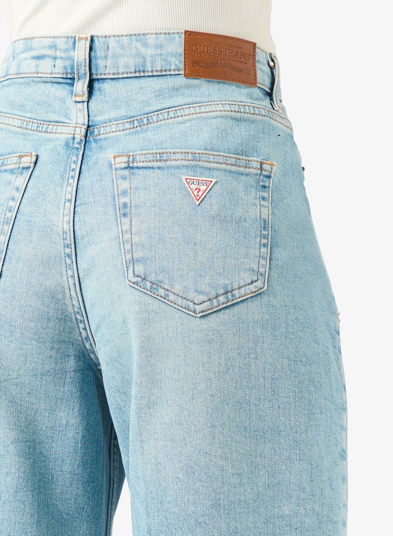 جس جينز واسع الأرجل - Image 5