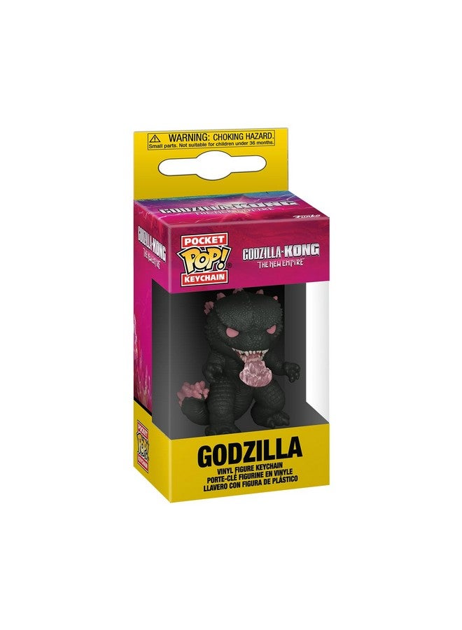 Funko POP! Keychain: Godzilla X Kong: The New Empire - Godzilla - Godzilla Vs Kong Novelty Keyring - Collectable Mini Figure - Stocking Filler - Gift Idea - Official Merchandise - Movies Fans - Image 2