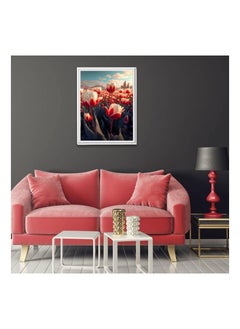 Excefore 5D Diamond Painting, 5D Flower Diamond Painting Art Kits for Adults Beginner, DIY Full Drill Embroidery Cross Stitch Crystal Rhinestone Paintings Pictures for Home Wall Decor 12 X 16 Inch  - Image 2