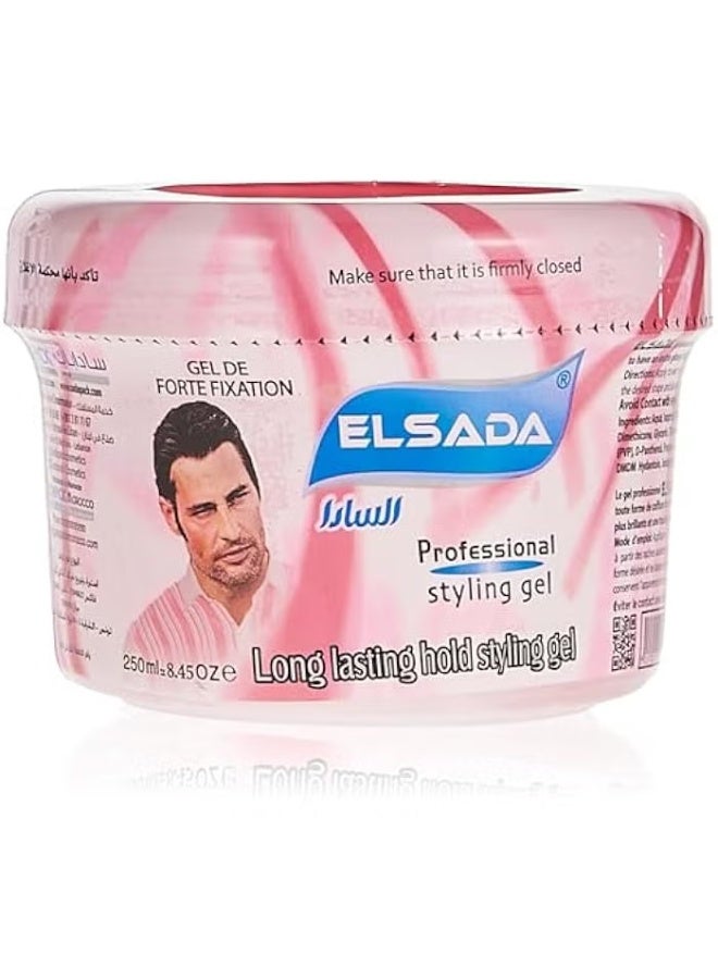 السادا جل تصفيف شعر احترافي تثبيت قوي طويل الأمد 250 مل – مظهر ثابت ولمعان طبيع - Image 1