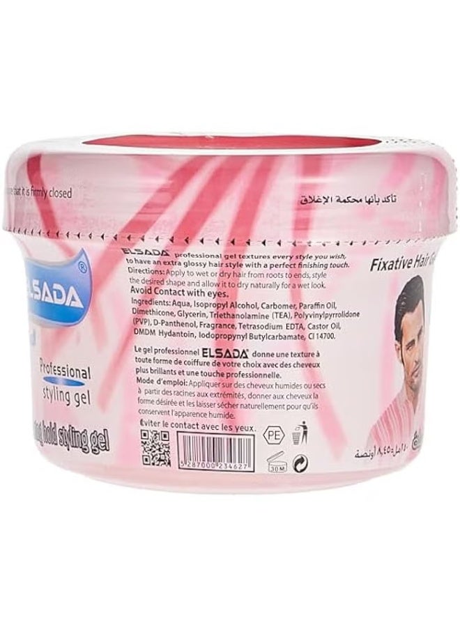 السادا جل تصفيف شعر احترافي تثبيت قوي طويل الأمد 250 مل – مظهر ثابت ولمعان طبيع - Image 2