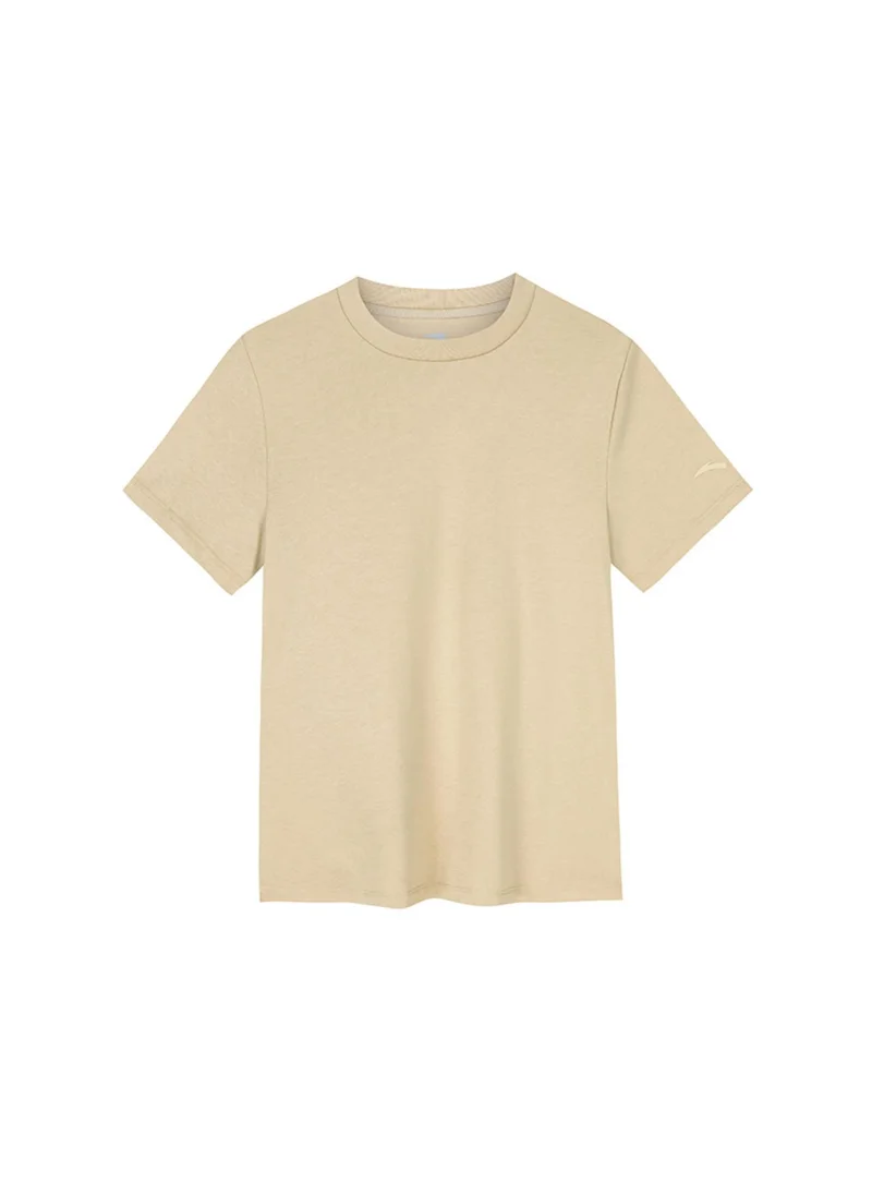 ANTA SPORTS RETRO Short T-Shirt Yellow