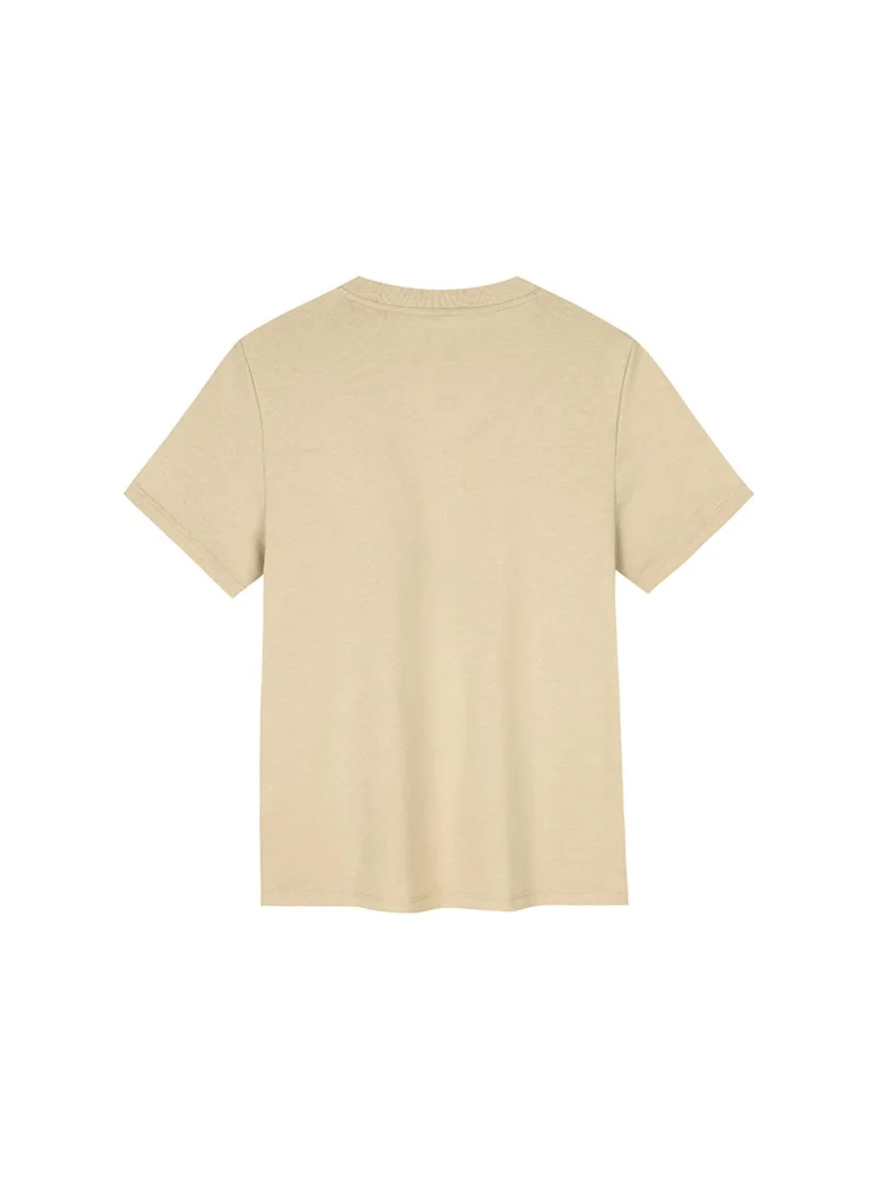 ANTA SPORTS RETRO Short T-Shirt Yellow