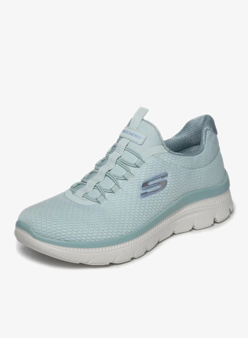 SKECHERS GREEN Women Summits Plus Slip-On Sports Shoes for Women | Best Price UAE