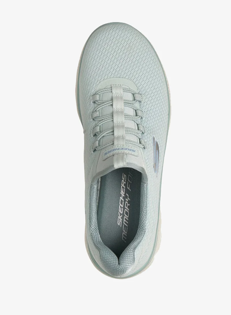 SKECHERS GREEN Women Summits Plus Slip-On Sports Shoes for Women | Best Price UAE