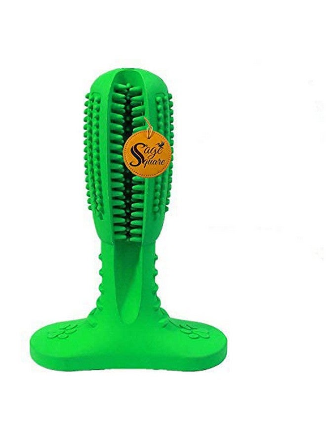 Sage Square Dog Toothbrush Stick-Dog Teeth Clean Tooth Brushing Stick For Dogs Oral Care Dental Care Natural Rubber Non-Toxic Dog Pet Chew Toys - Image 1