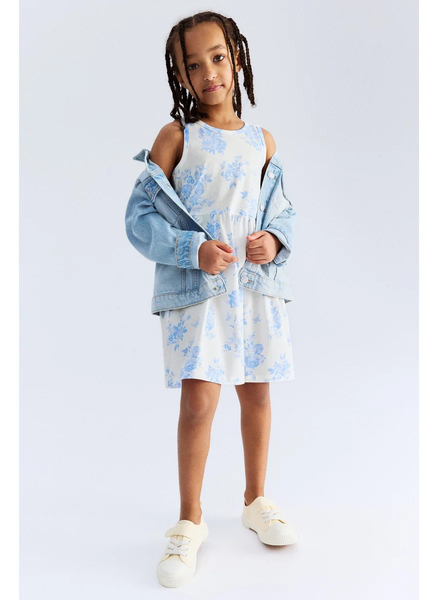 اتش اند ام Patterned Cotton Dress