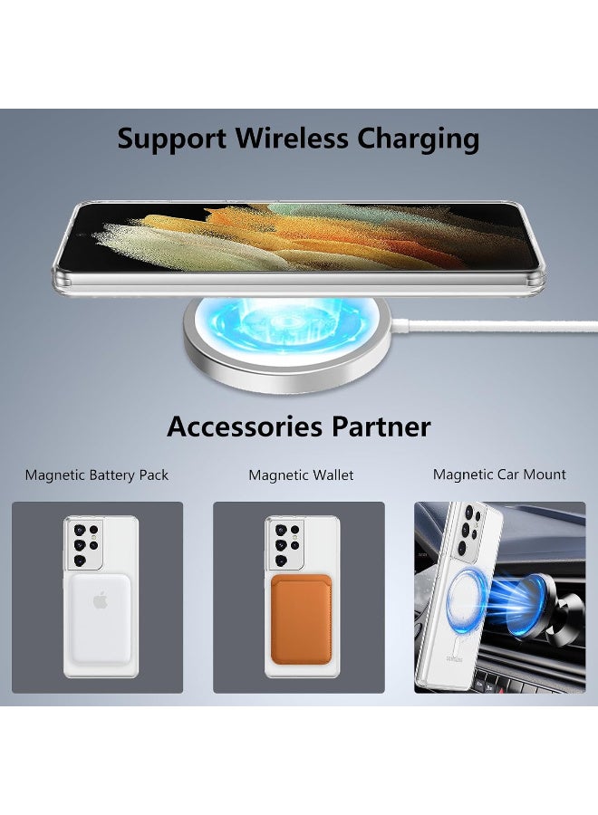 MagSafe Clear Case Compatible with Samsung Galaxy S21 Ultra - Image 3