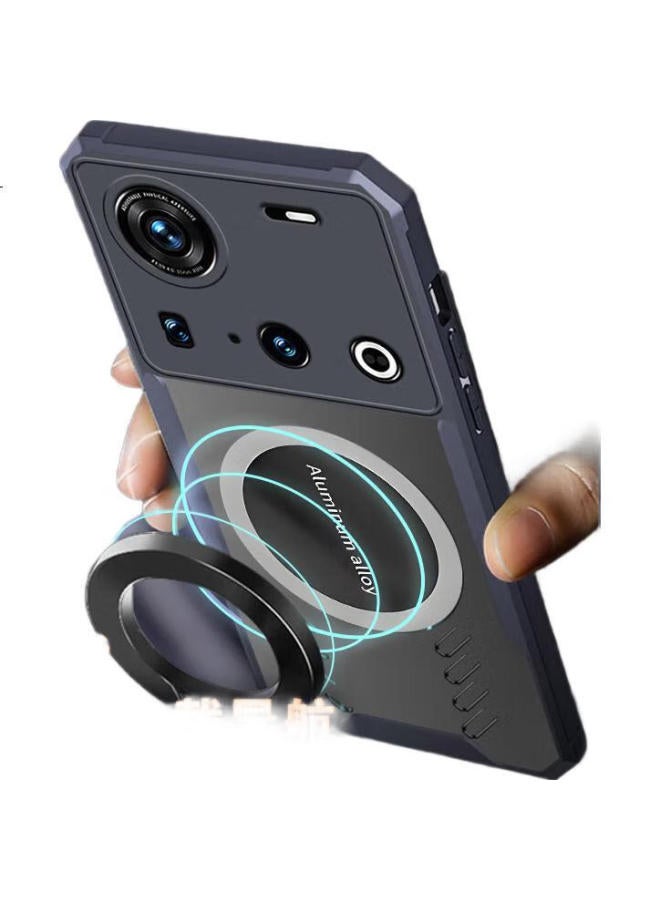 Freeson Freeson Nubia Z70/Z70S Ultra/Photographer Edition Heat Dissipation Phone Case Protective Cover Lens Full Coverage Four Corner Anti-Collision Metal Magnetic Adsorption Adapter Heat Sink Black - Image 3