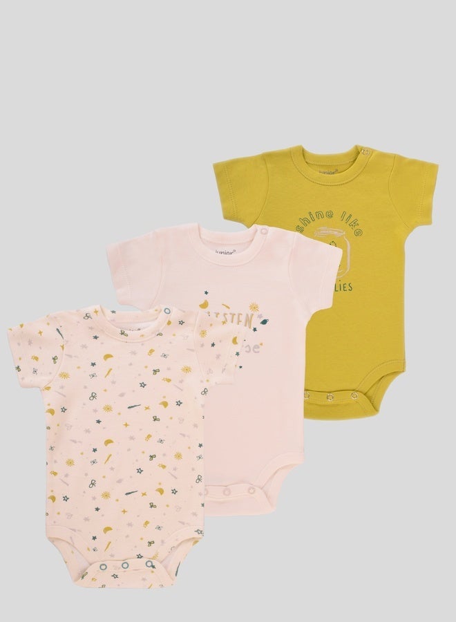 جونيور بادي سوت قطن عبوة 3 قطع بيبي للجنسين - Image 1