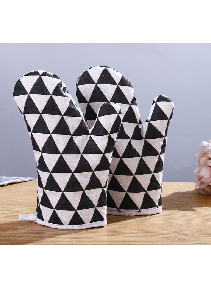 a pair home microwave oven hand gloves  - Image 1