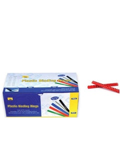 Psi Plastic Binding Ring 10mm, Red  - Image 2