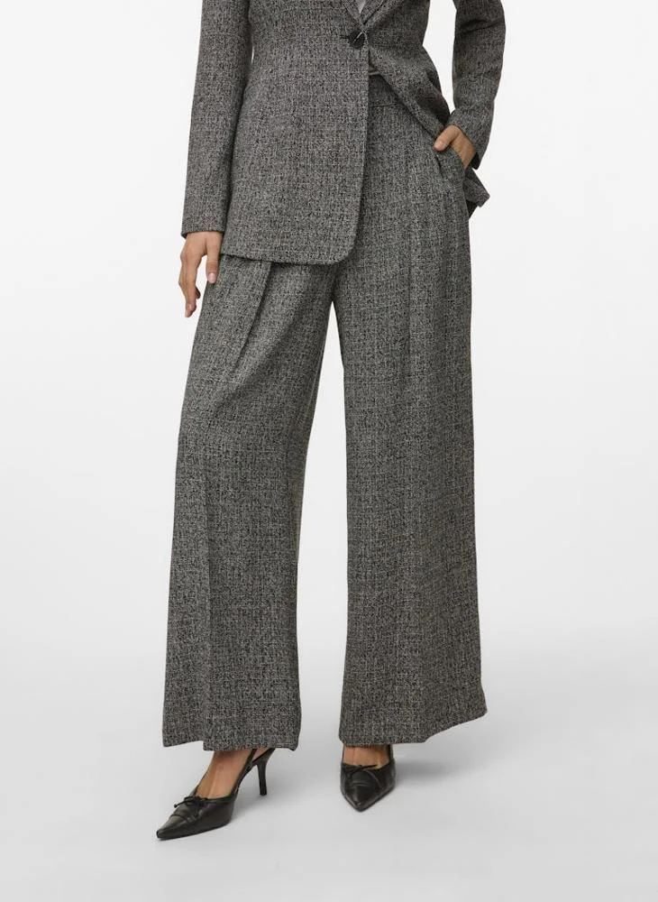 فيرو مودا بنطلون فيمبيرل واسع جدا بخصر متوسط