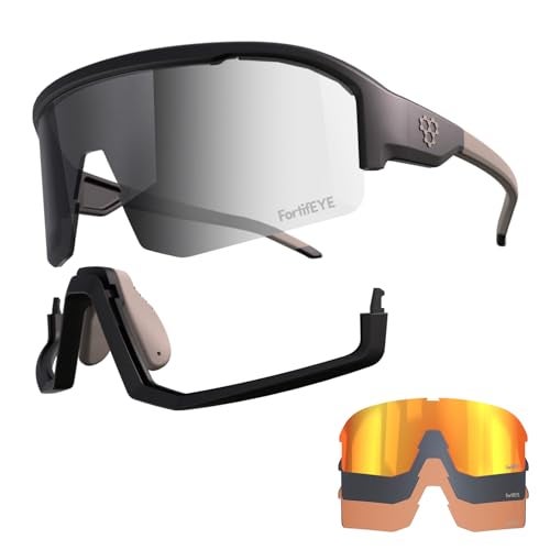 CRBN Pickleball - Pivot Pickleball Glasses for Men & Women - Eye Protection - Photochromic Lens Provides Sun & Impact Protection in All Conditions - Image 1