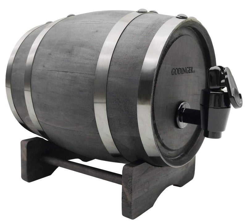Godinger Godinger Barrel Liquor Dispenser Wooden Beverage Dispenser  800ml