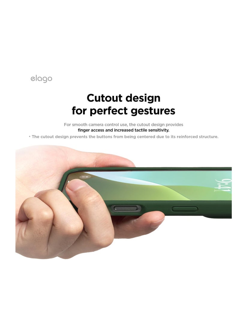with iPhone 16 Pro Case, Premium Liquid Silicone Case, Full Body Protective Cover Shockproof, Slim Phone Case, Anti-Scratch Soft Microfiber Lining, 6.9 inch (Alpine Green)with iPhone 16 Pro Max Case, Premium Liquid Silicone Case, Full Body Protective Cover Shockproof, Slim Phone Case, Anti-Scratch Soft Microfiber Lining, 6.9 inch (Alpine Green)  - Image 2