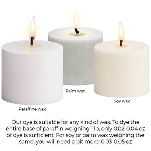 Candle Shop White Candle Dye 2oz for Soy Candle Making – Highly Concentrated Candle Wax Dyes – Candle Shop Premium Color Dye Chips for Soy Wax, Beeswax, Paraffin - Image 5