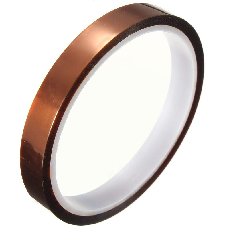 Euro شريط كابتون المقاوم للحرارة من بولياميد (عبوة 01) (العرض = 12 مم، الطول = 33 متر) - Image 1